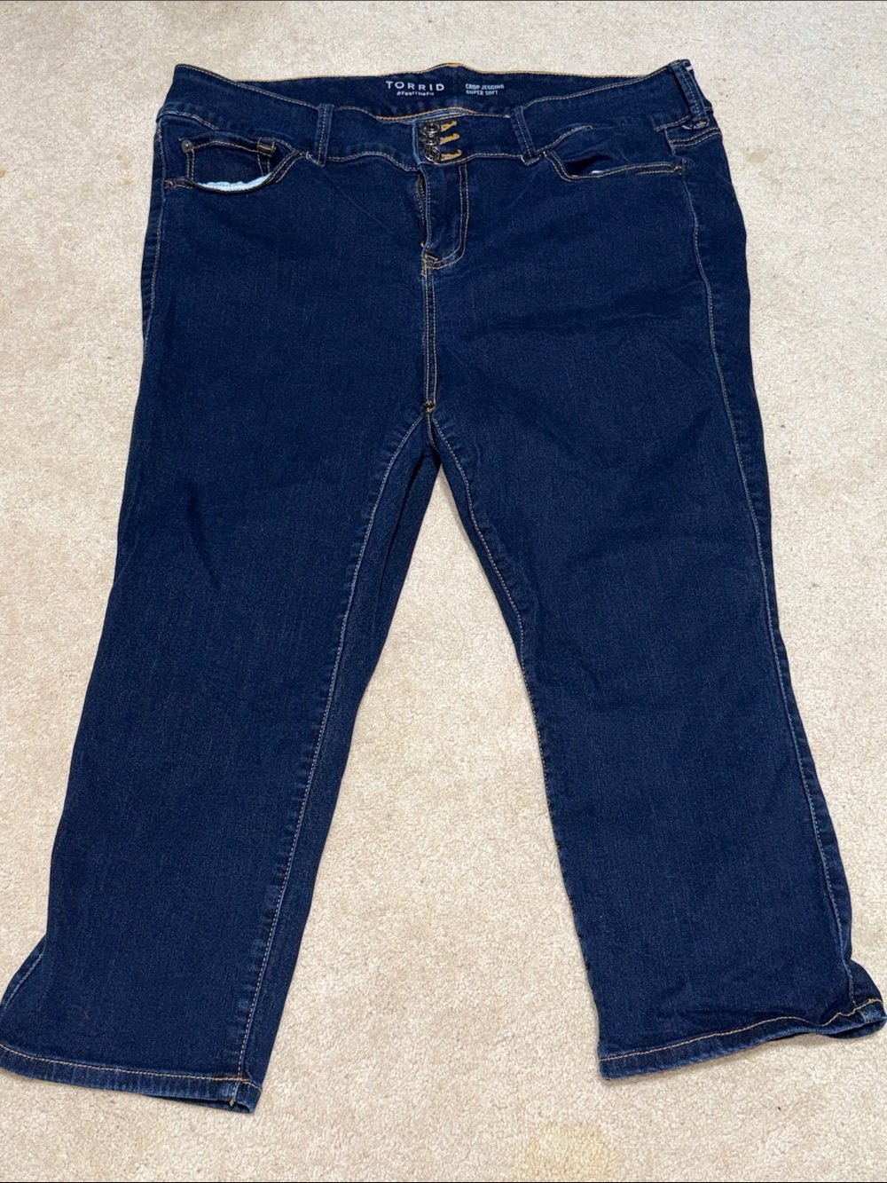 torrid Boot Cut Dark Cropped Jegging